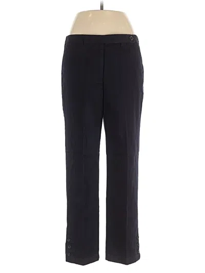 Pre-owned Lands' End Dress Pants In Black