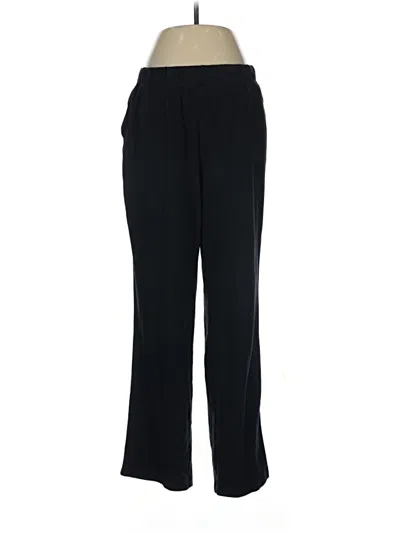Pre-owned Lands' End Dress Pants In Black