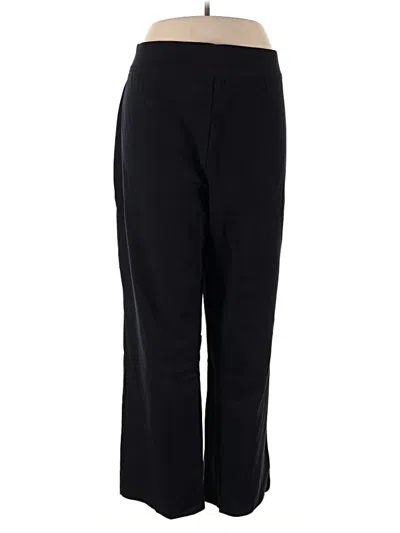 Pre-owned Lands' End Dress Pants In Black