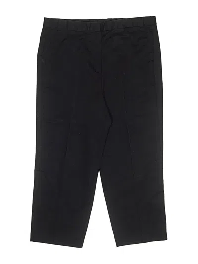 Pre-owned Lands' End Kids'  Dress Pants In Black