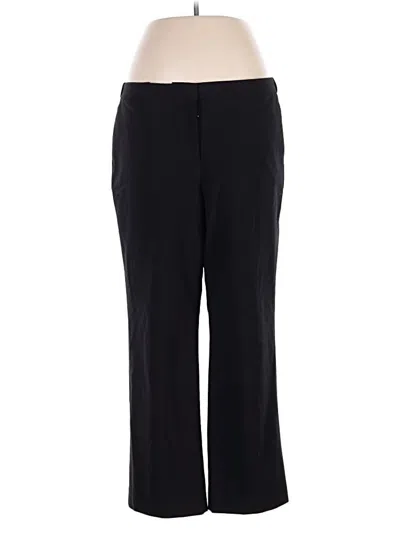 Pre-owned Lands' End Dress Pants In Black