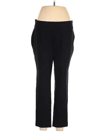 Pre-owned Lands' End Dress Pants In Black