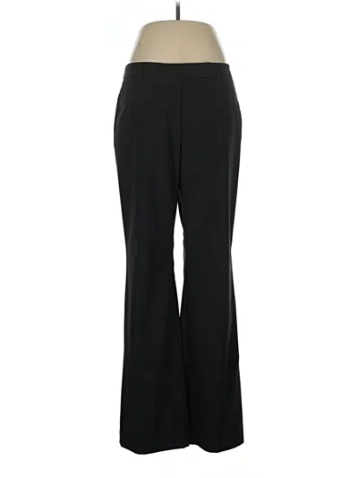 Pre-owned Lands' End Dress Pants In Black