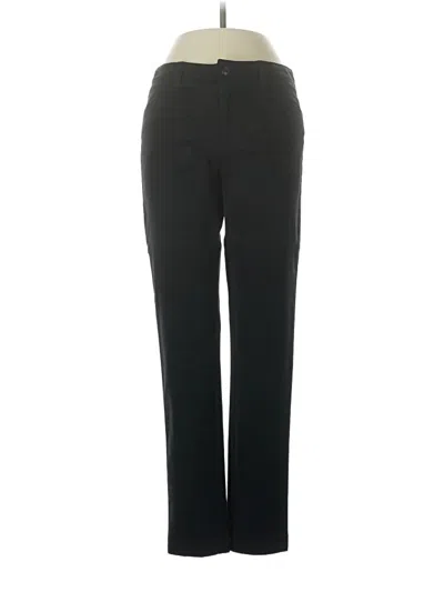 Pre-owned Lands' End Dress Pants In Black