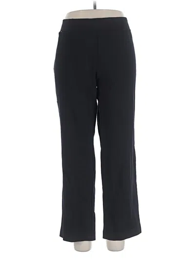 Pre-owned Lands' End Dress Pants In Black