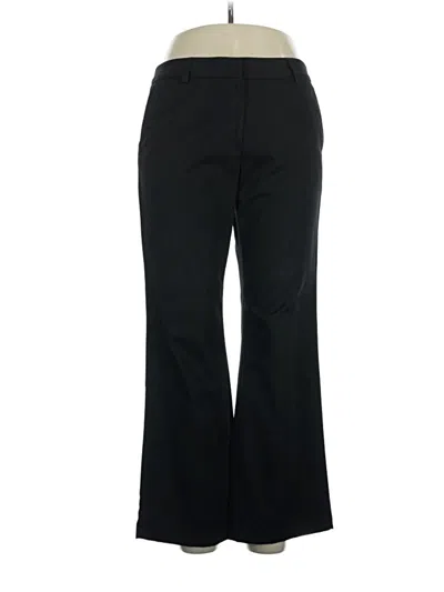 Pre-owned Lands' End Dress Pants In Black