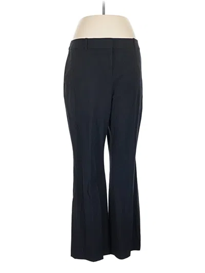 Pre-owned Lands' End Dress Pants In Black