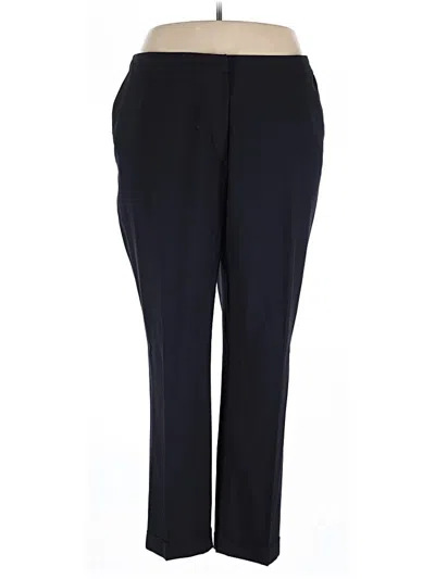 Pre-owned Lands' End Dress Pants In Black