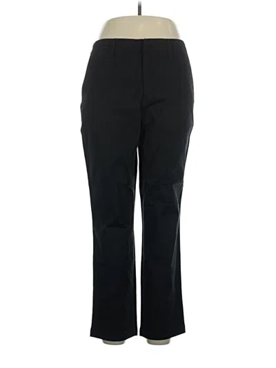 Pre-owned Lands' End Dress Pants In Black