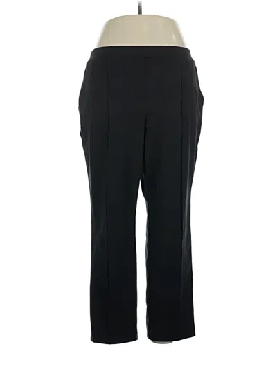 Pre-owned Lands' End Dress Pants In Black