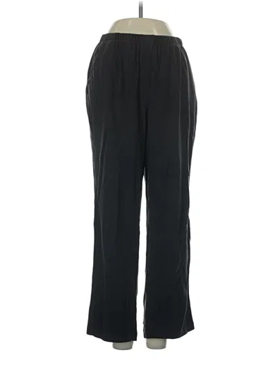 Pre-owned Lands' End Dress Pants In Black