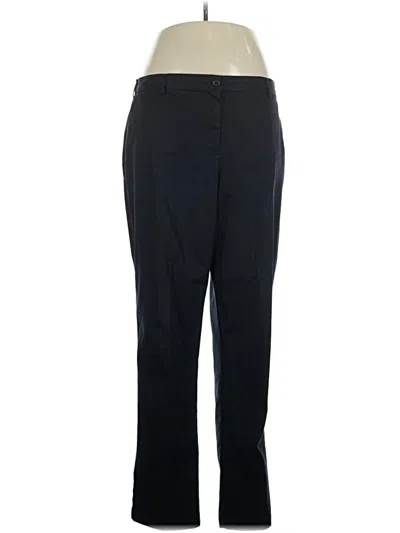 Pre-owned Lands' End Dress Pants In Black