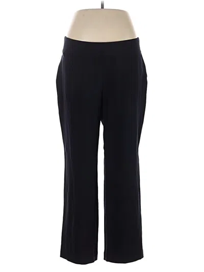 Pre-owned Lands' End Dress Pants In Black