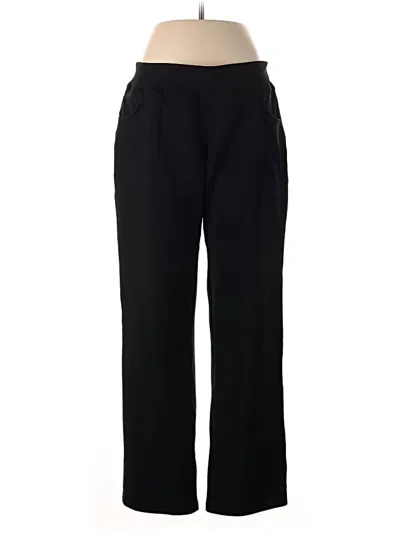 Pre-owned Lands' End Dress Pants In Black