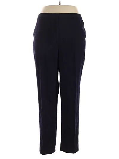 Pre-owned Lands' End Dress Pants In Blue