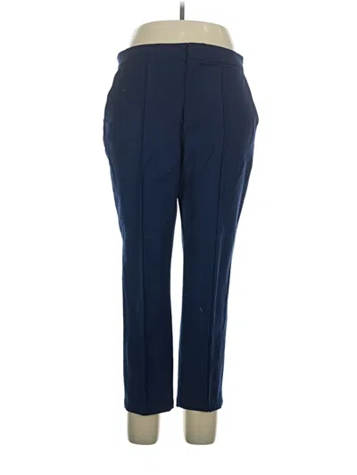 Pre-owned Lands' End Dress Pants In Blue