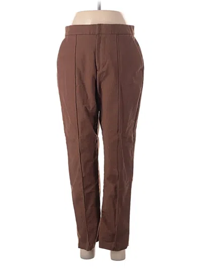 Pre-owned Lands' End Dress Pants In Brown