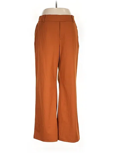 Pre-owned Lands' End Dress Pants In Brown