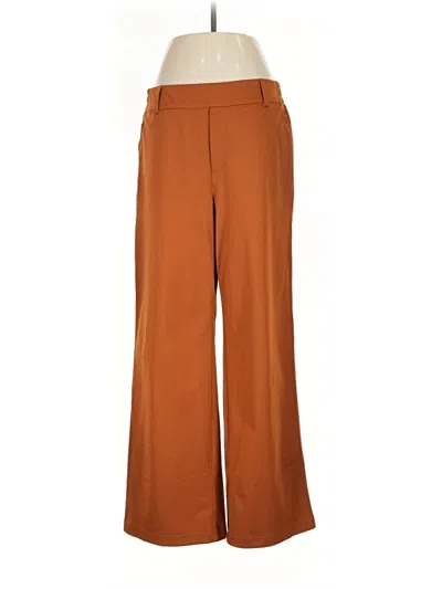 Pre-owned Lands' End Dress Pants In Brown