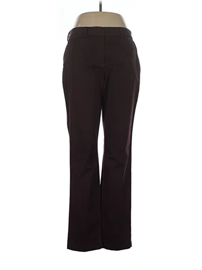 Pre-owned Lands' End Dress Pants In Brown