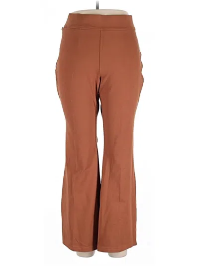 Pre-owned Lands' End Dress Pants In Brown