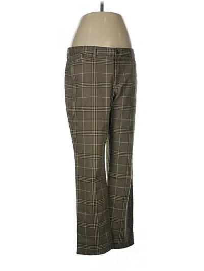 Pre-owned Lands' End Dress Pants In Brown
