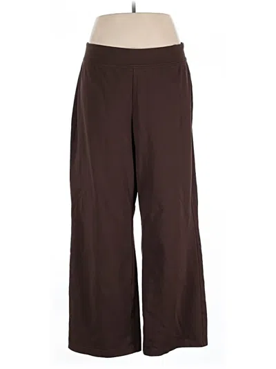 Pre-owned Lands' End Dress Pants In Brown