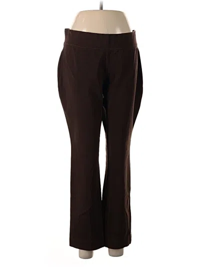 Pre-owned Lands' End Dress Pants In Brown