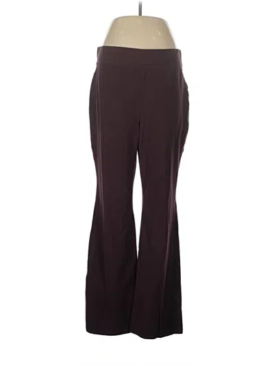 Pre-owned Lands' End Dress Pants In Burgundy