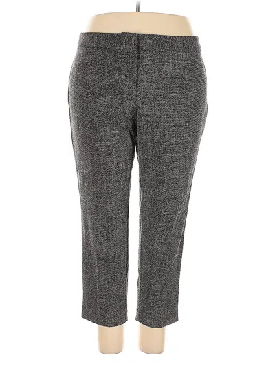 Pre-owned Lands' End Dress Pants In Gray