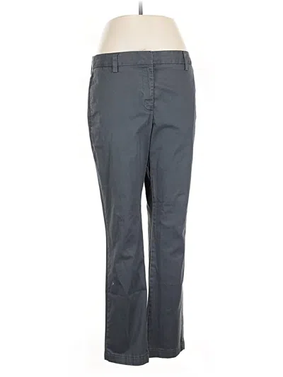 Pre-owned Lands' End Dress Pants In Gray