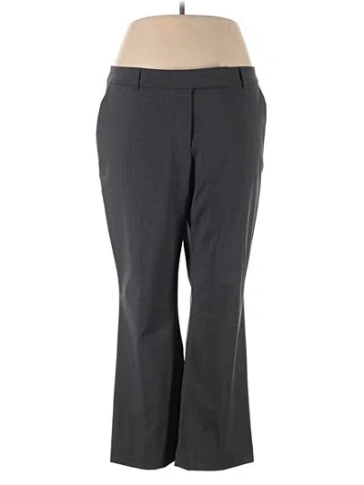 Pre-owned Lands' End Dress Pants In Gray