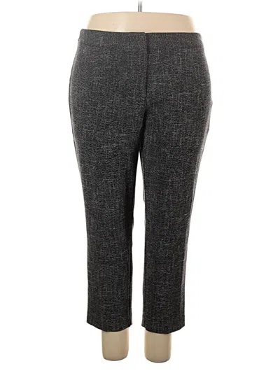 Pre-owned Lands' End Dress Pants In Gray
