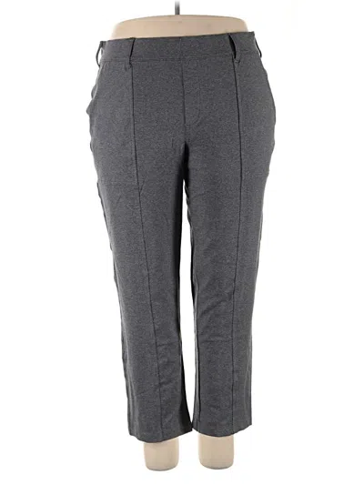 Pre-owned Lands' End Dress Pants In Gray