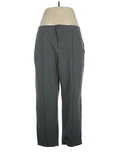 Pre-owned Lands' End Dress Pants In Gray