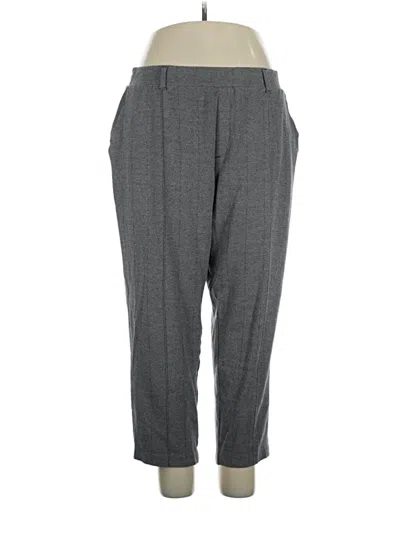 Pre-owned Lands' End Dress Pants In Gray