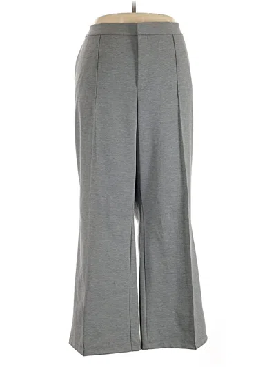 Pre-owned Lands' End Dress Pants In Gray