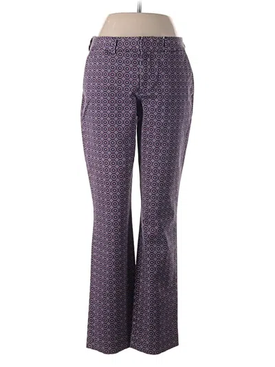 Pre-owned Lands' End Dress Pants In Purple
