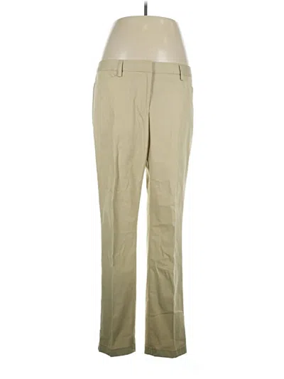 Pre-owned Lands' End Dress Pants In Tan
