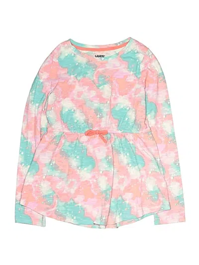 Pre-owned Lands' End Kids'  Dress In Pink