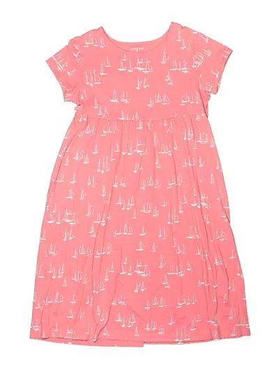 Pre-owned Lands' End Kids'  Dress In Pink