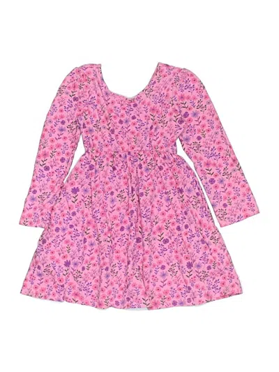Pre-owned Lands' End Kids'  Dress In Pink