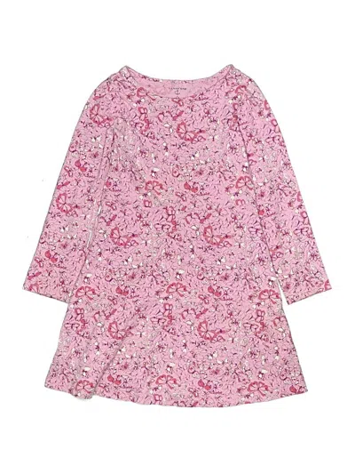 Pre-owned Lands' End Kids'  Dress In Pink