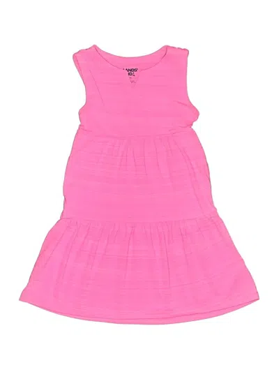Pre-owned Lands' End Kids'  Dress In Pink