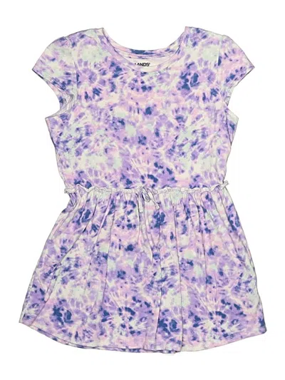 Pre-owned Lands' End Kids'  Dress In Purple