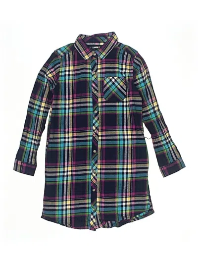 Pre-owned Lands' End Kids'  Dress In Purple