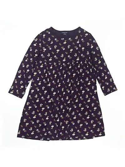 Pre-owned Lands' End Kids'  Dress In Purple