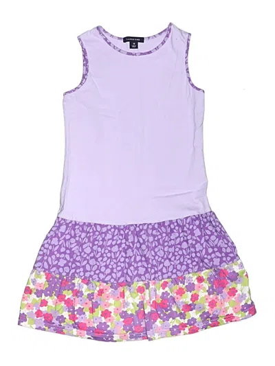 Pre-owned Lands' End Kids'  Dress In Purple