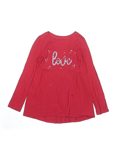 Pre-owned Lands' End Kids'  Dress In Red