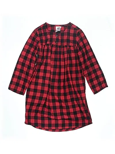 Pre-owned Lands' End Kids'  Dress In Red